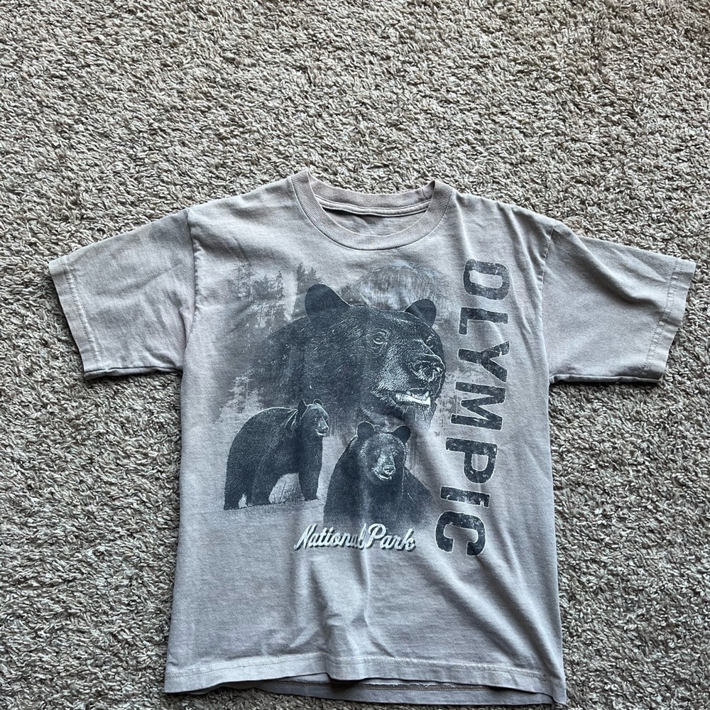 Olympic National Park Kids Gray T-Shirt